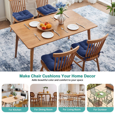Cojines BETU de comedor con diseño ergonómico navy