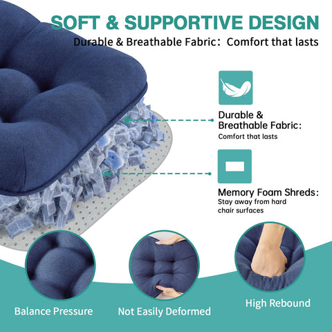 Cojines BETU para uso interior y exterior en navy