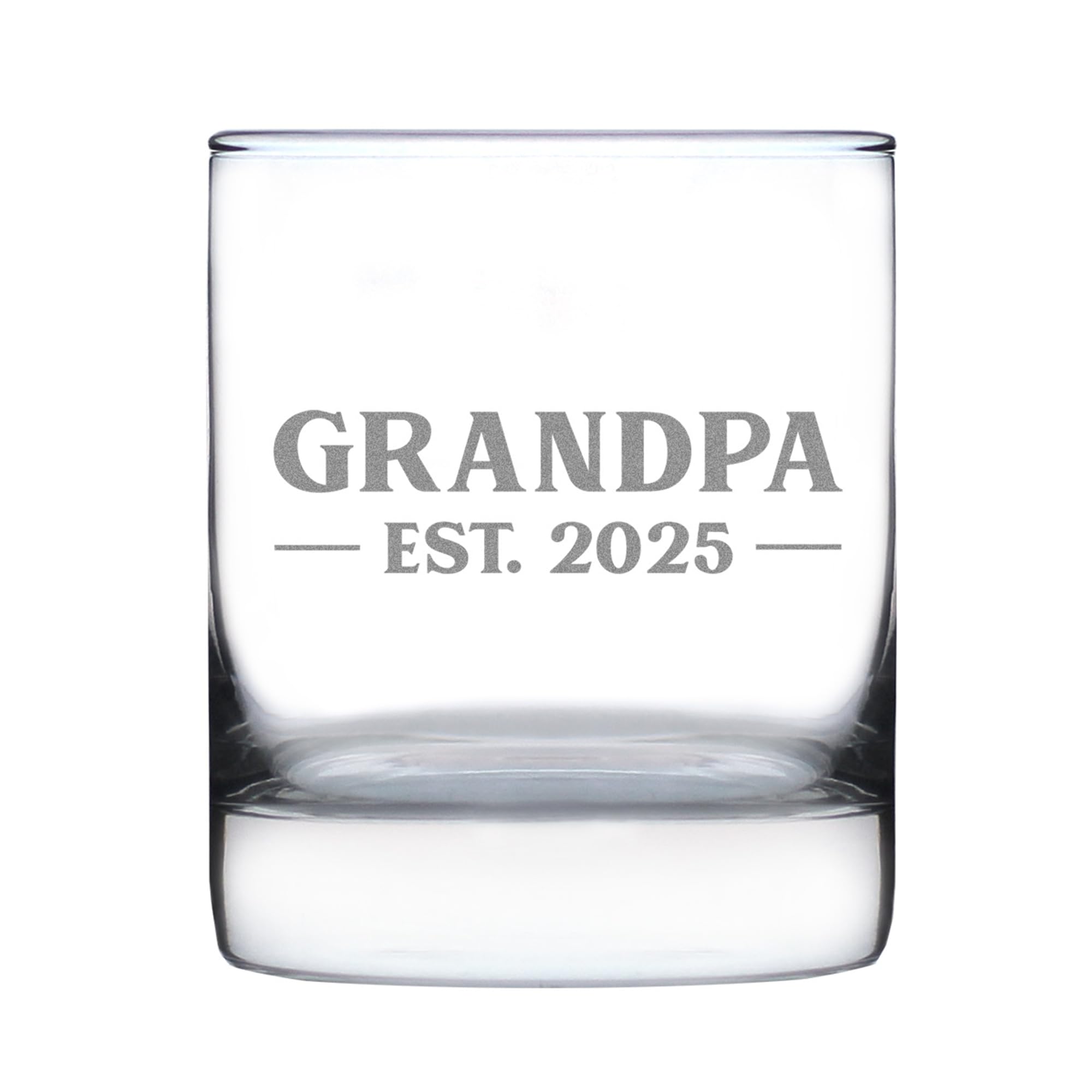 Bevvee abuelo-est-2025, vaso whisky doble, ideal para degustar su whisky favorito diario
