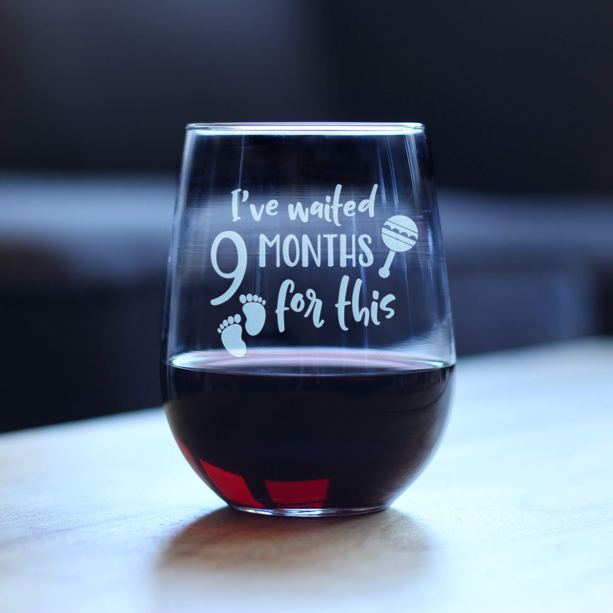 Bevvee: copa de vino sin tallo de 17 onzas, ideal para brindis