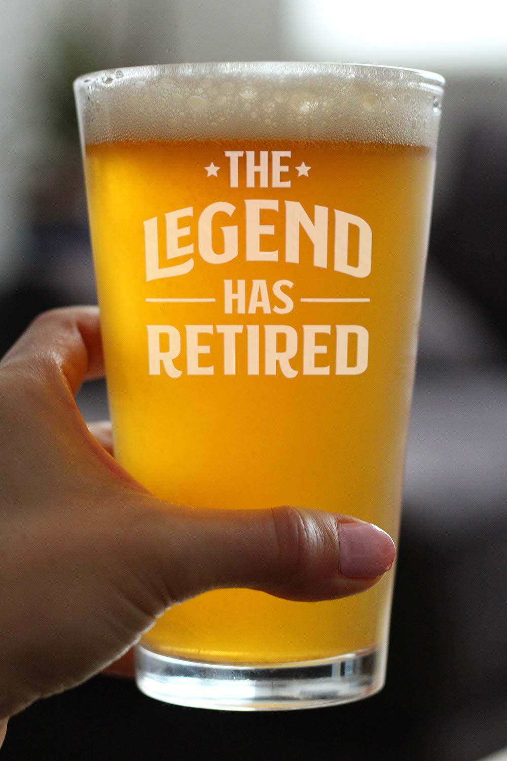 Bevvee vaso cerveza grabado a mano, diseño duradero para uso diario