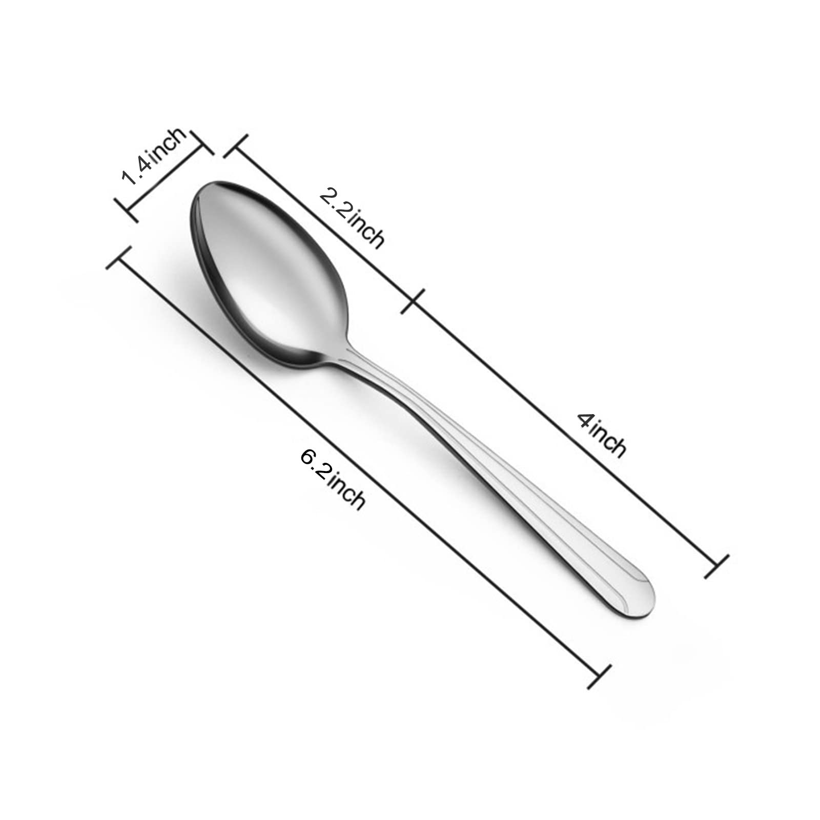 BEWOS cucharas con diseño ergonómico para mayor comodidad.