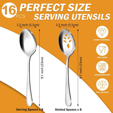 BEWOS cucharones para servir con cuenco amplio, perfectos para porciones abundantes.