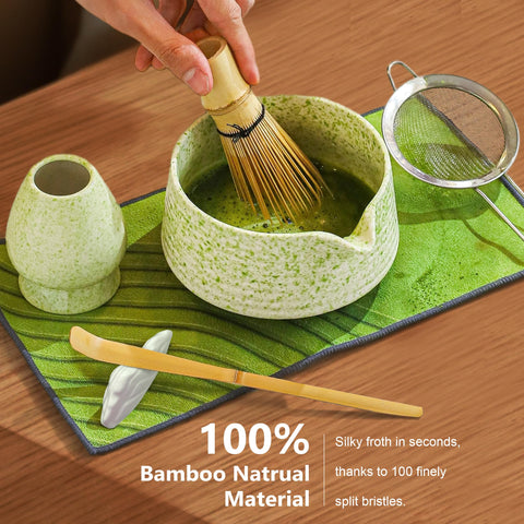 BEWOS descanso para cuchara de matcha para colocación limpia.