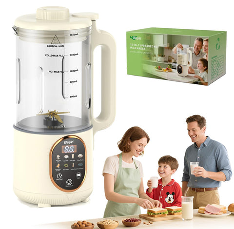 Beyn 10-en-1: máquina automática lista para preparar leche de frutos secos en casa.