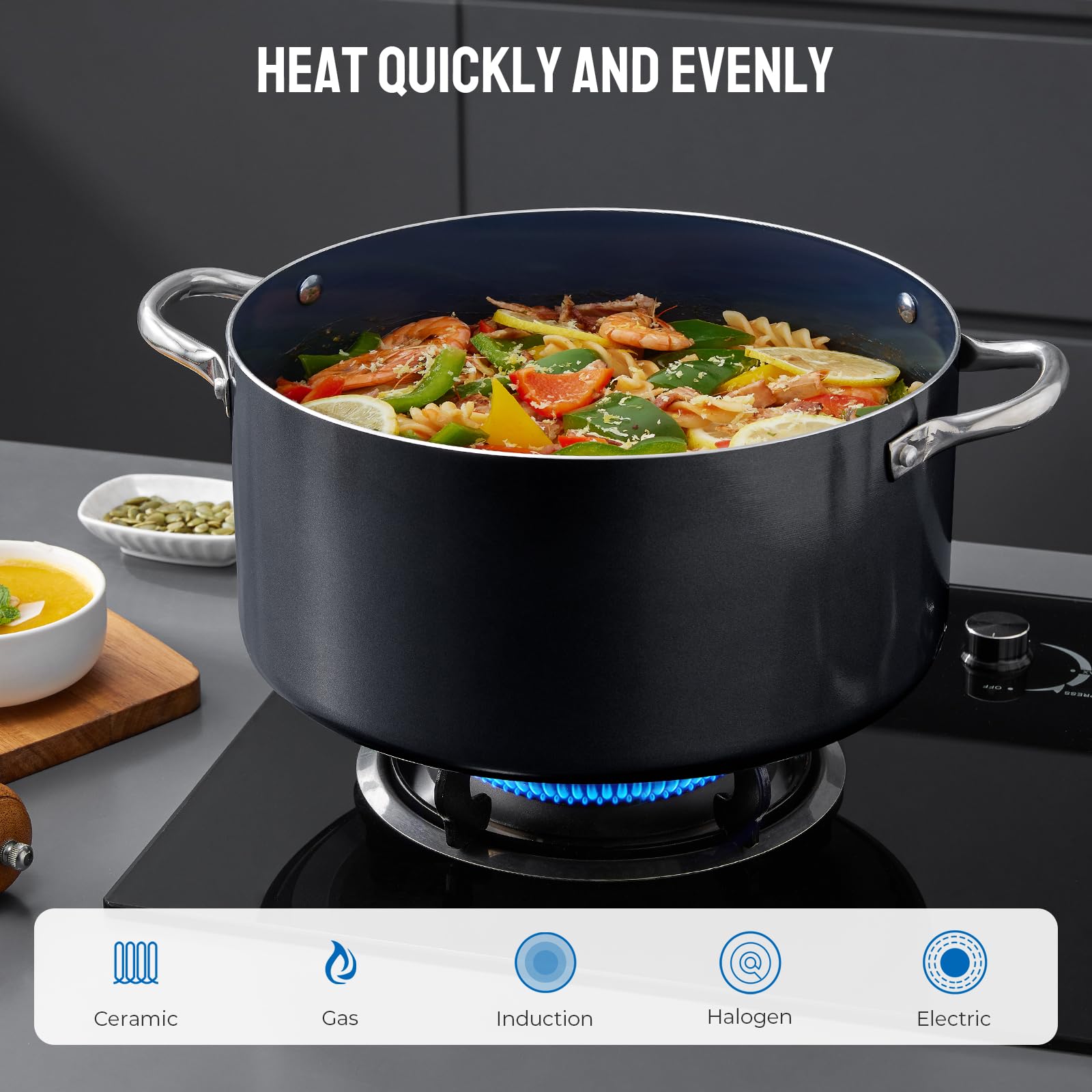 BEZIA conjunto apilable reduce desorden en la cocina