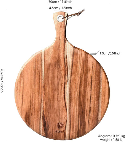 Tabla para quesos BF BILL.F en madera de acacia para aperitivos.