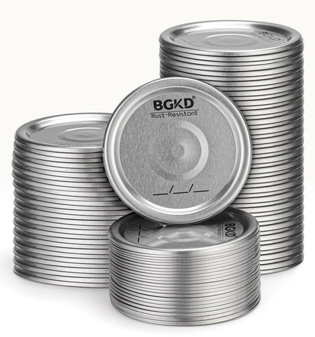 BGKD tapas boca regular, detalle de la tapa con sello fiable para conservas.