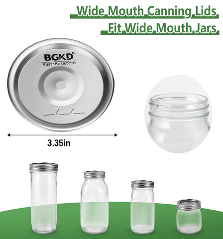 BGKD tapa con botón grande, sellado rápido y fácil de verificar.
