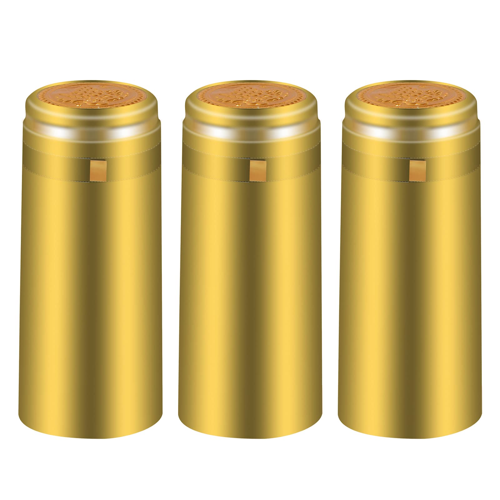 BGMAXimum capsulas PVC doradas para botellas de vino.