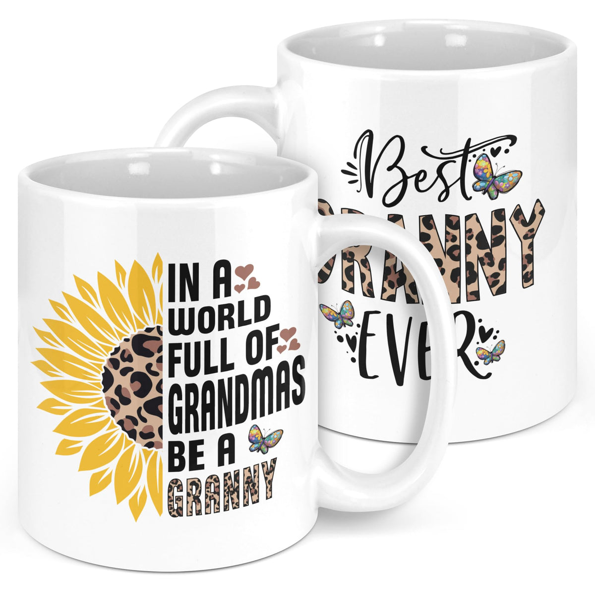 Vaso Bgsnbsha Granny 11oz para café matinal y té.