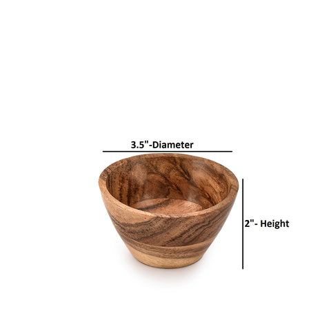 BHAVATU cuencos acacia regalo, ideal para bodas o inauguraciones con estilo