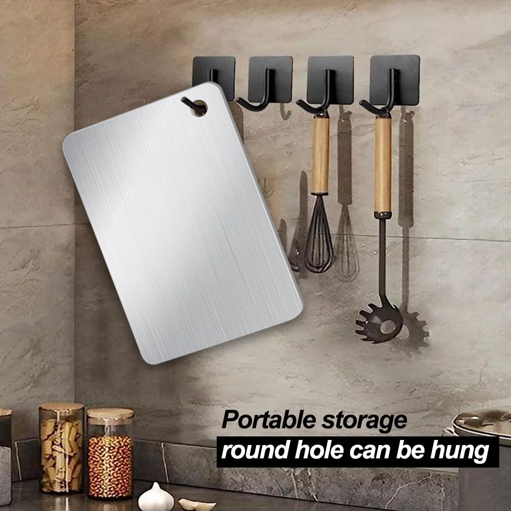 BHLPOOGY tabla titanio para carne: corte limpio y seguro.
