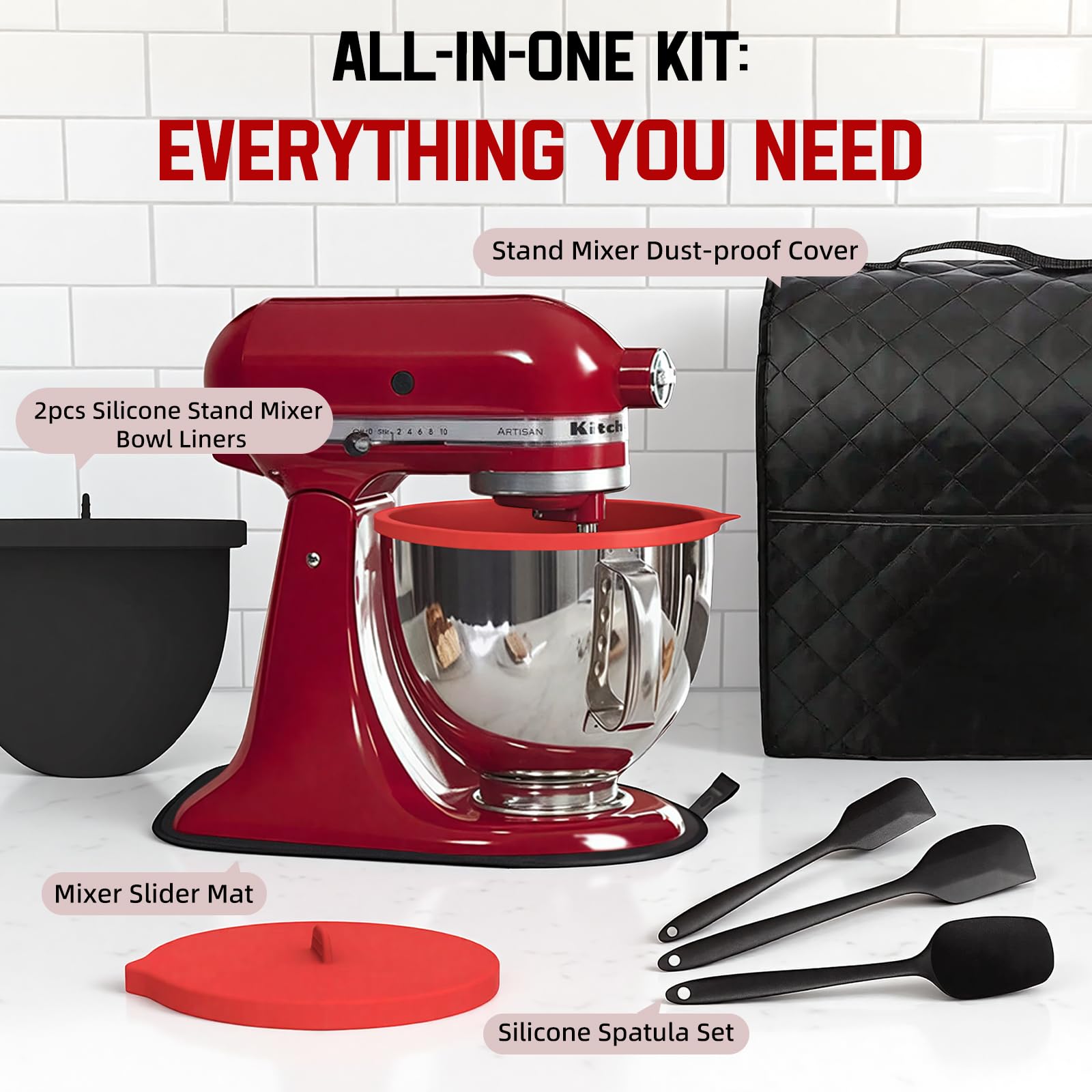 BHNJUTM conjunto para KitchenAid, mejora organización y ahorro de cuencos
