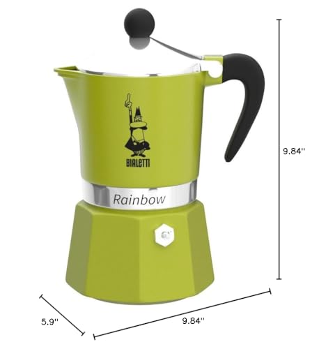 Limpieza rápida de la Bialetti Arcoiris sin detergentes
