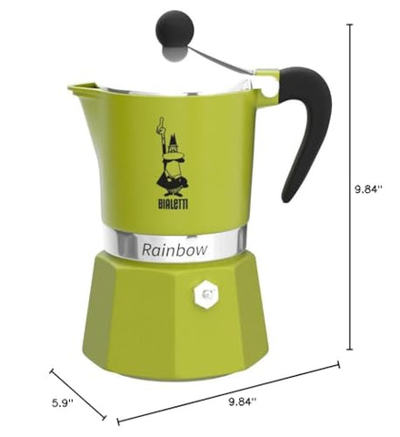 Limpieza rápida de la Bialetti Arcoiris sin detergentes