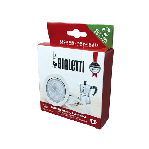 Bialetti junta goma tz9, ajuste seguro y sellado confiable