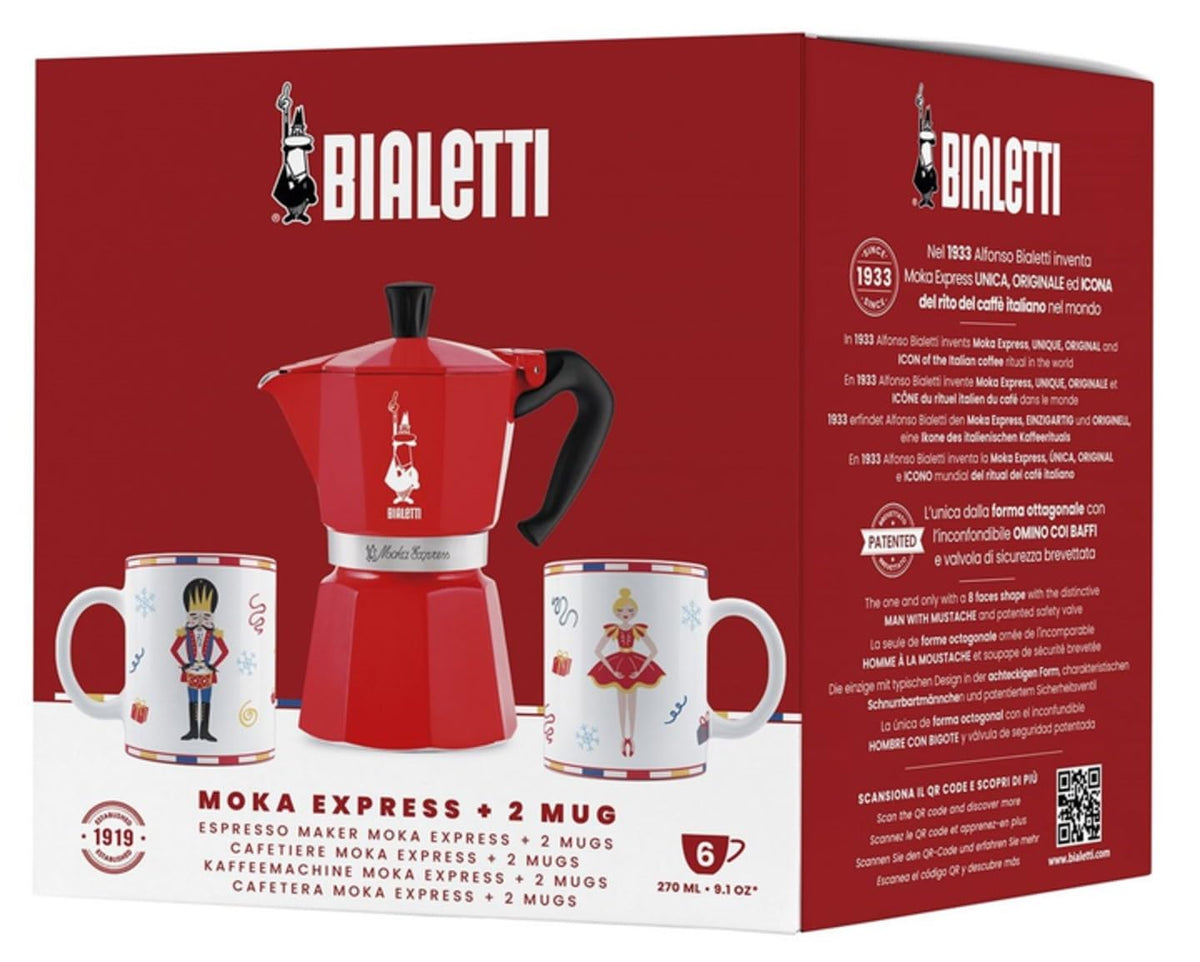 Bialetti Moka Express edición Cascanueces para espresso intenso en casa