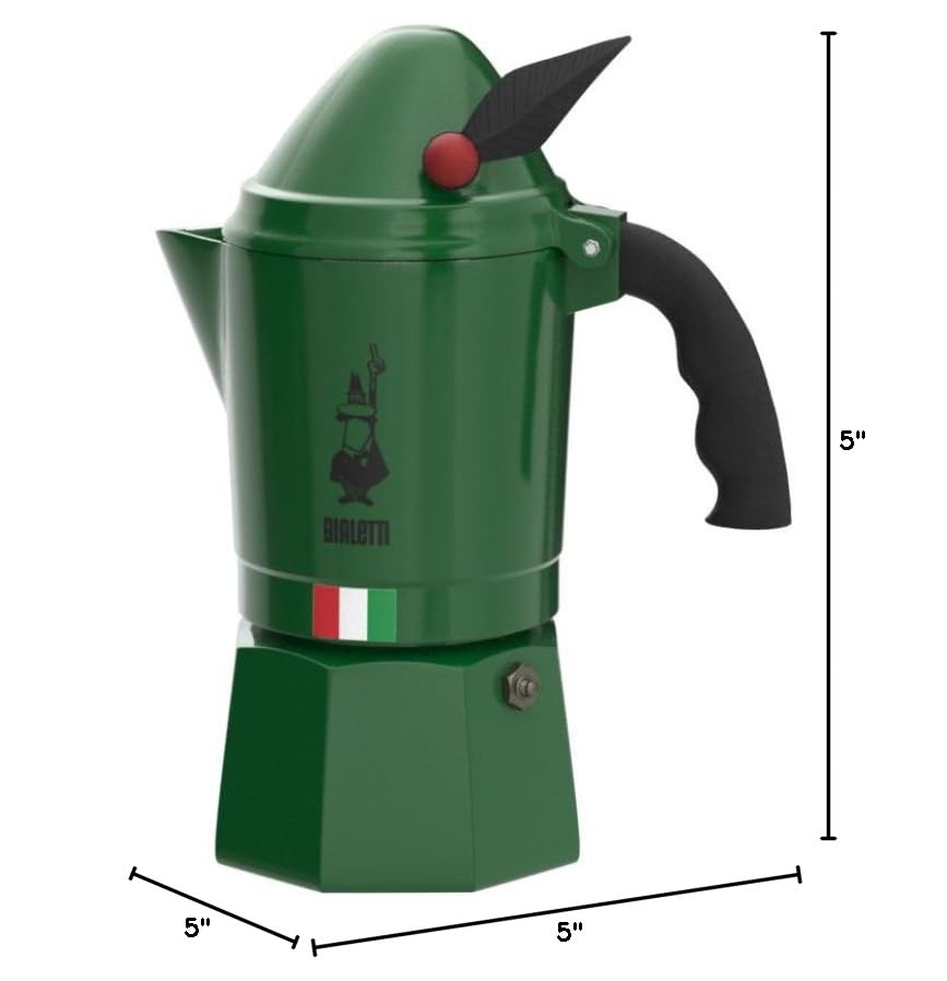 Instrucciones de uso y mantenimiento para la Moka Express Rainbow Alpina