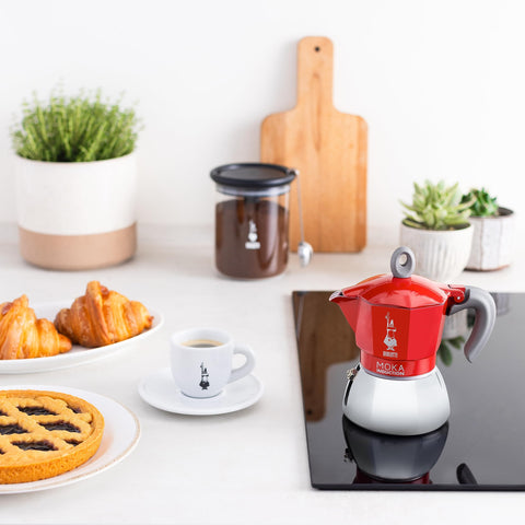 Bialetti Moka Inducción, interior de aluminio y acero, inducción compatible