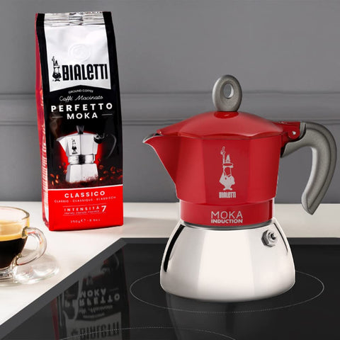 Bialetti Moka Induction, uso en inducción: compatible con todas las cocinas
