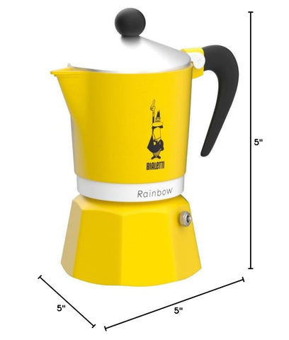 Bialetti Rainbow cafetera para uso diario en diversos electrodomésticos