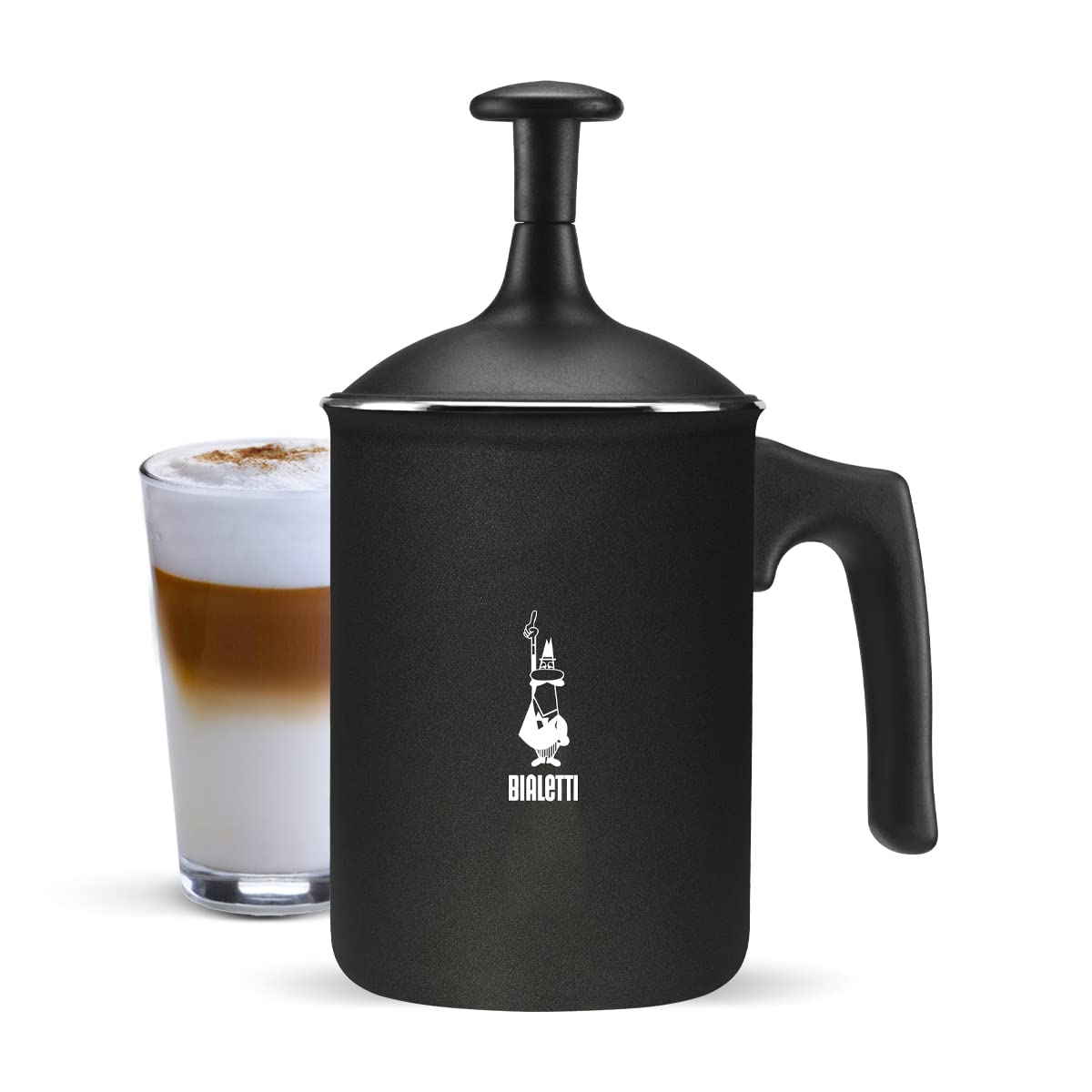 Bialetti Tutto Crema espumador leche, vertido suave para leche cremosa en casa.