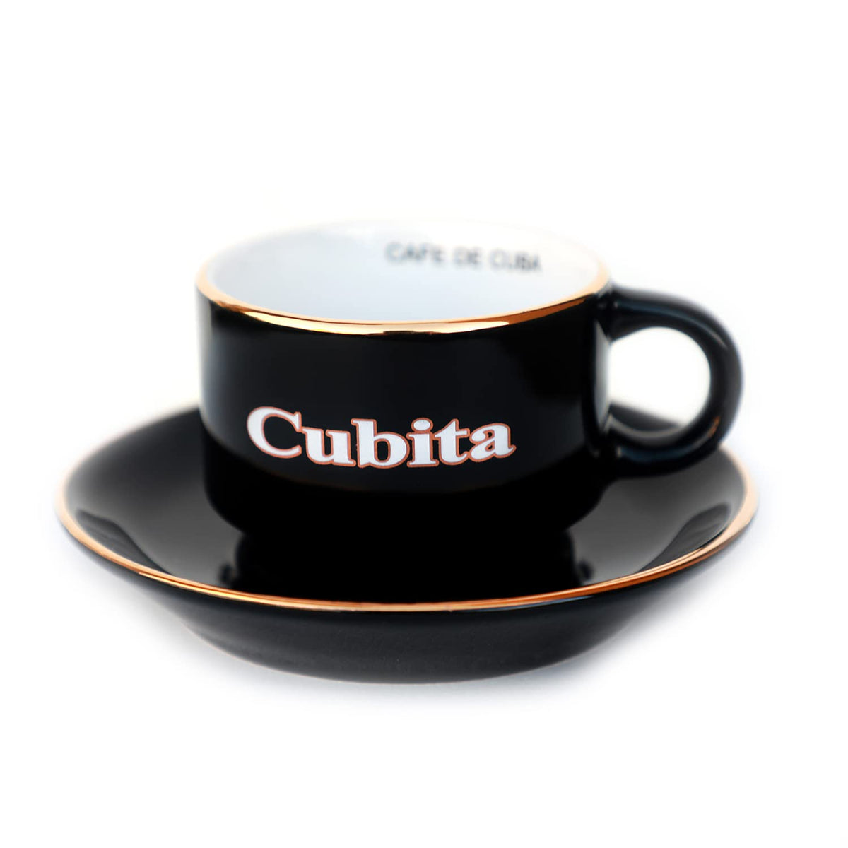 Tazas de espresso BIBI Cubita en cerámica de 3 oz para café intenso.