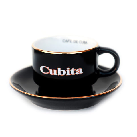 Tazas de espresso BIBI Cubita en cerámica de 3 oz para café intenso.