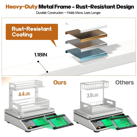 Biboraya estructura de metal resistente y anticorrosión para ambientes húmedos.