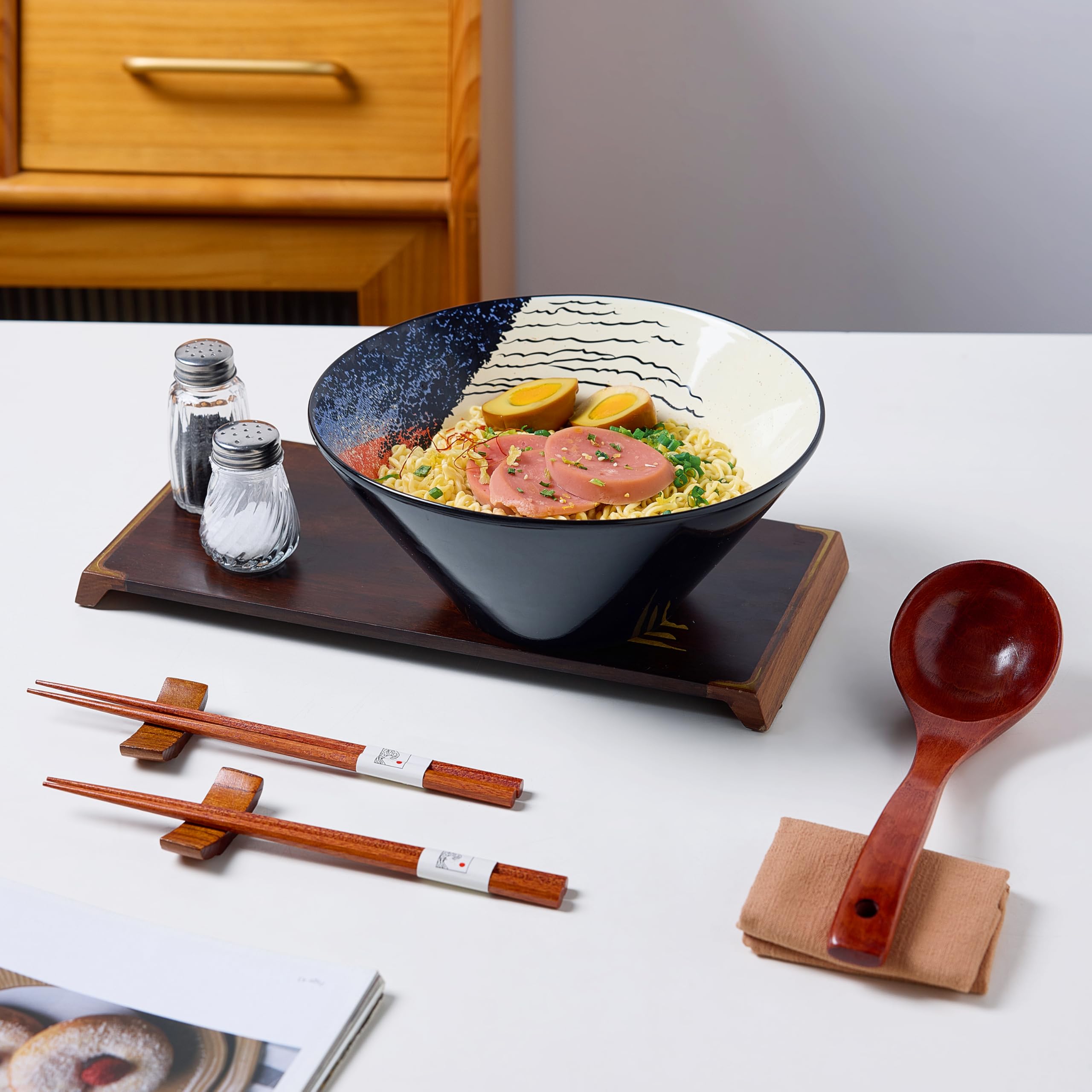 Conjunto ramen completo BICETTO para servicio en casa
