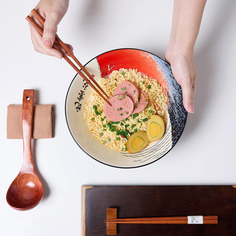 Palillos de madera BICETTO para acompañar ramen y pho