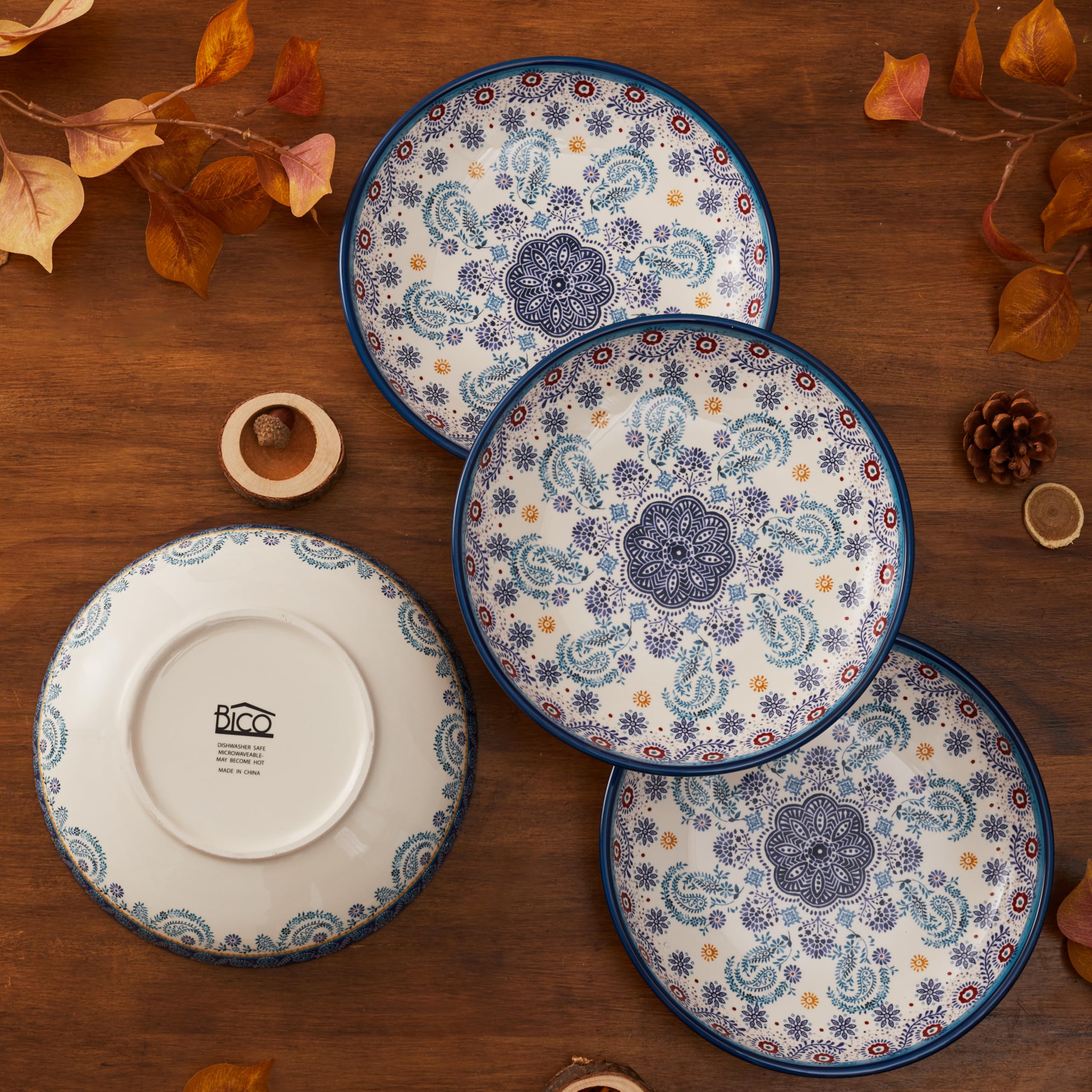Cerámica libre de plomo y cadmio Bico Blue Talavera