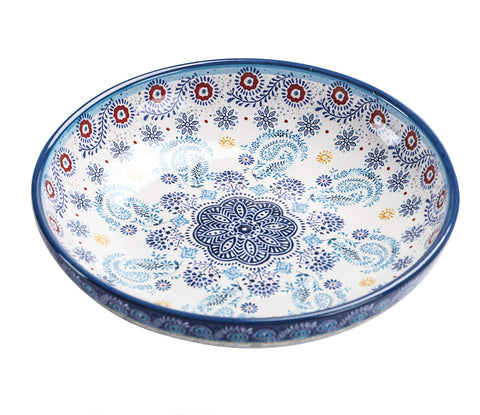 Tazones aptos para microondas y lavavajillas Bico Blue Talavera