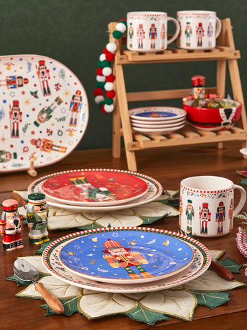 Bico plato-navideno empaquetado para regalo, regalo listo