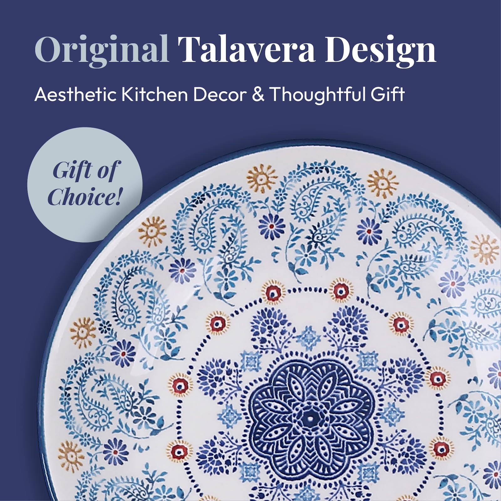 Reposacucharas Bico Talavera, empaque listo para regalo.