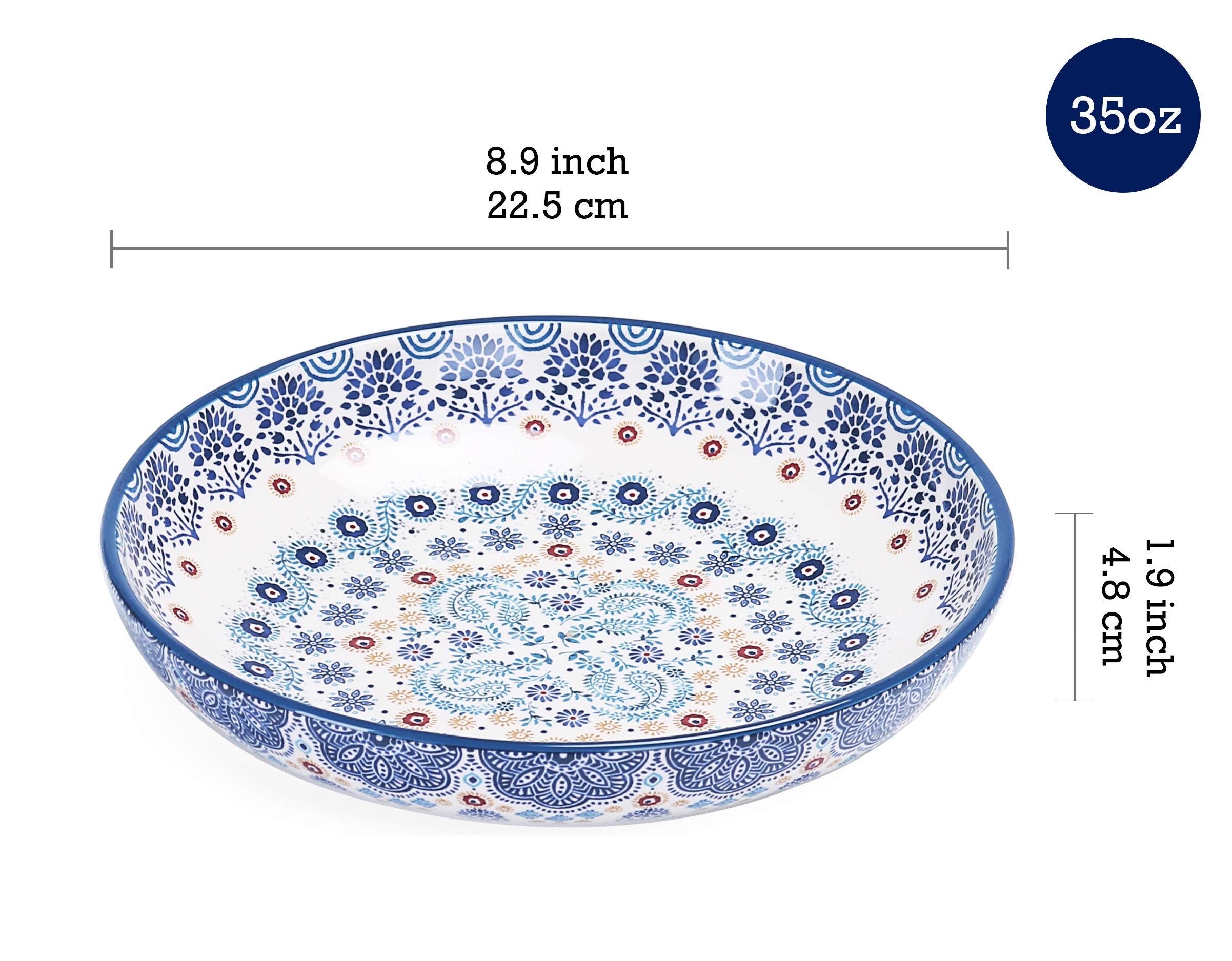 Bico Talavera tazon pequeno azul, ideal para porciones individuales y salsas.