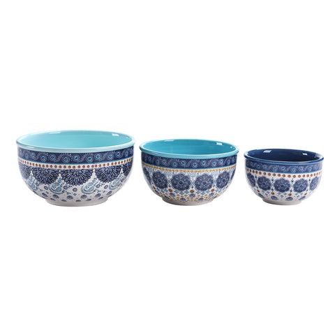 Diseño original Bico Talavera en tono azul para la mesa.