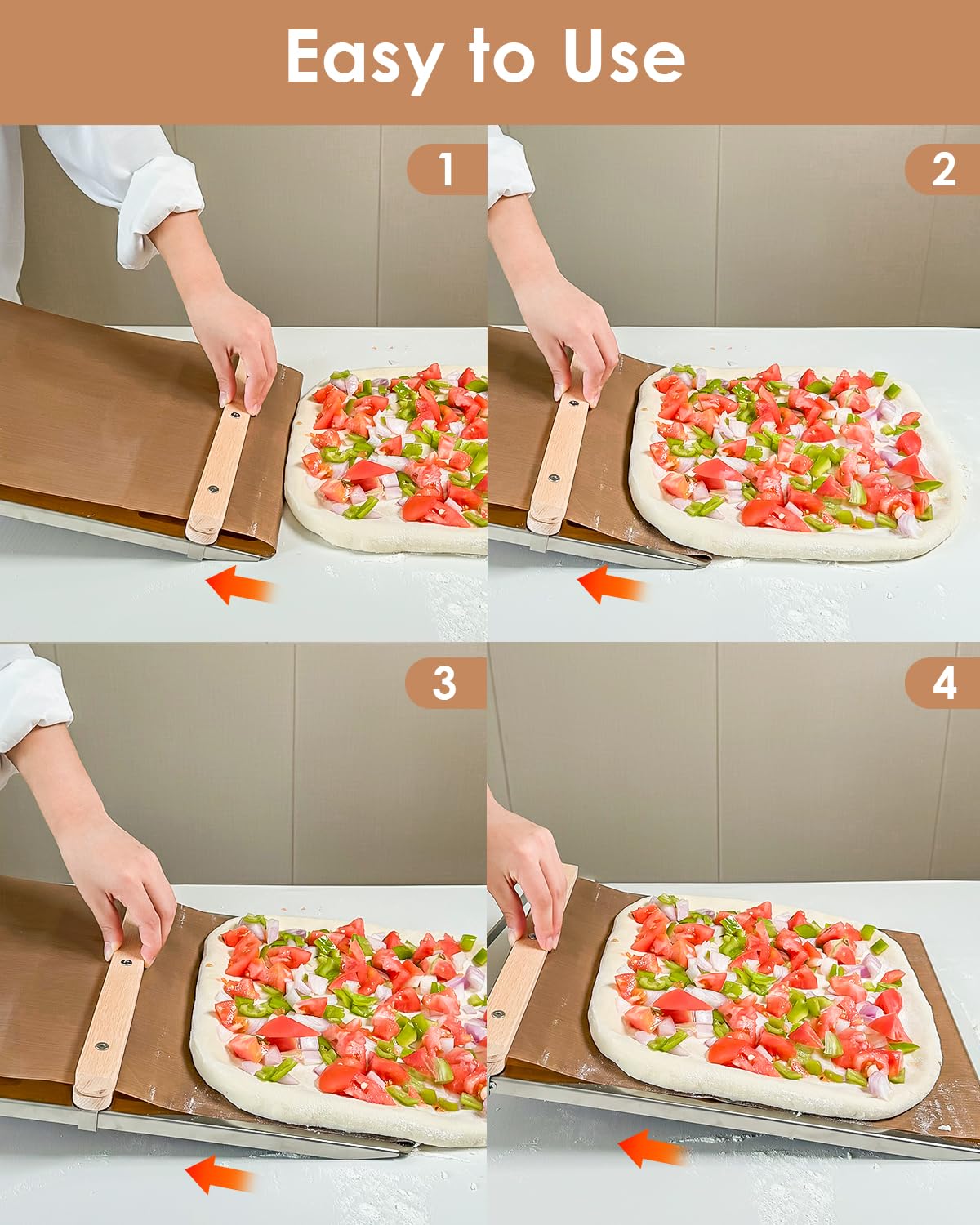 Accesorios incluidos para montar y administrar la pizza con Biconimi.