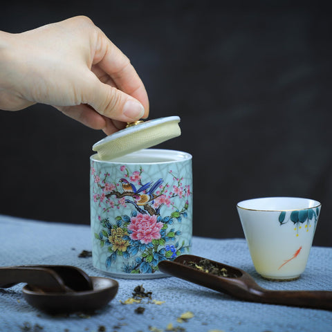 Bicuzat contenedor esmaltado con capacidad de 19 onzas para té y café