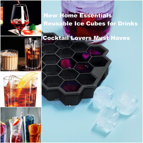 BIDFUL desmolde hielo fácil: extracción rápida de cubos reutilizables.