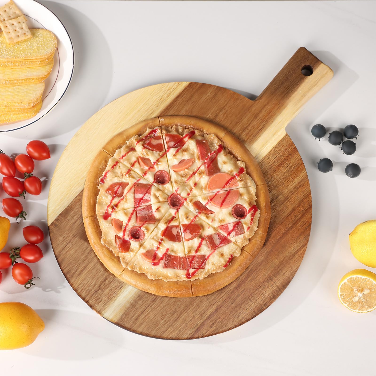 BIEOFFEI: juego de tablas de acacia como regalo con empaque elegante.