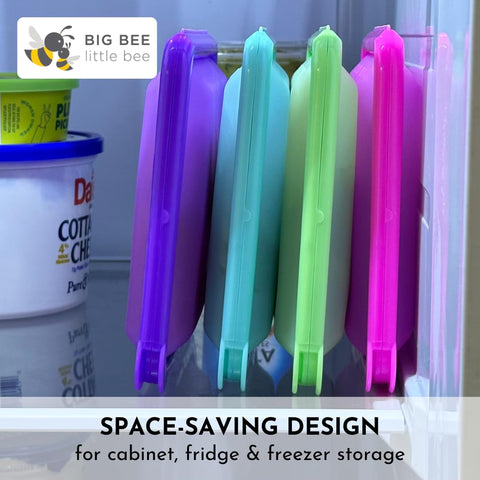 Big Bee, Little Bee contenedor de silicona en lima ideal para meriendas y almuerzos