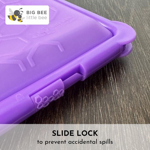 Big Bee SoftShell, diseño que previene tapas perdidas y mezclas.