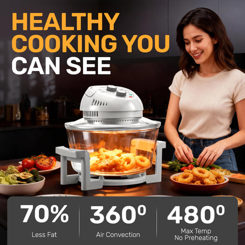Big Boss 16Qt tres zonas de cocción para preparar varias recetas a la vez.
