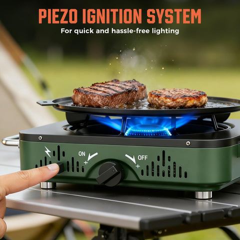 Caso plegable con mango para BIG HORN OUTDOORS, almacenamiento compacto