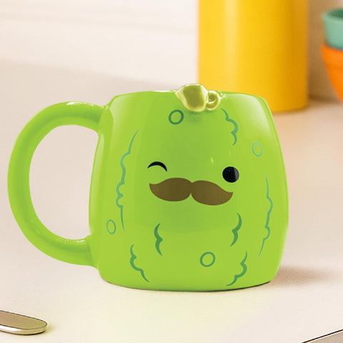 BigMouth Charles el Pepinillo, taza cerámica escultural para coleccionistas.