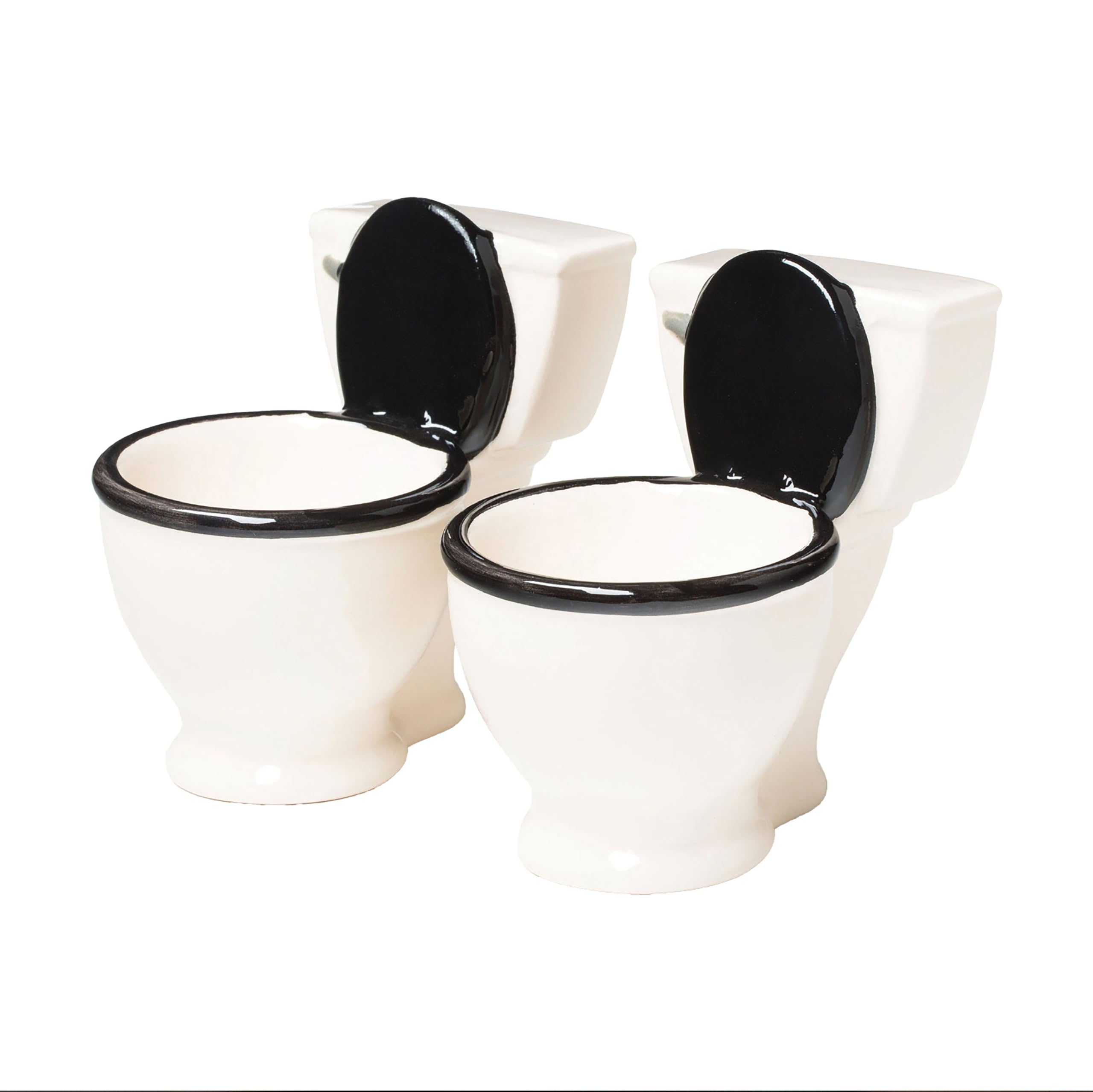 BigMouth Inc chupitos inodoro conjunto 2, ideal para romper el hielo en fiestas.