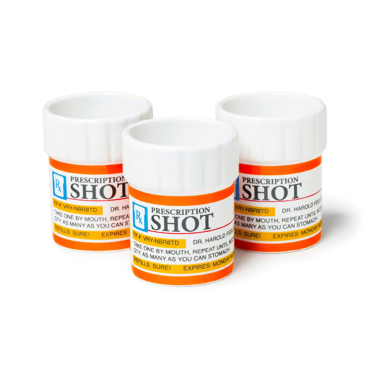 BigMouth Inc frascos-pildora-shot-tres-unidades: ideal para brindis y risas
