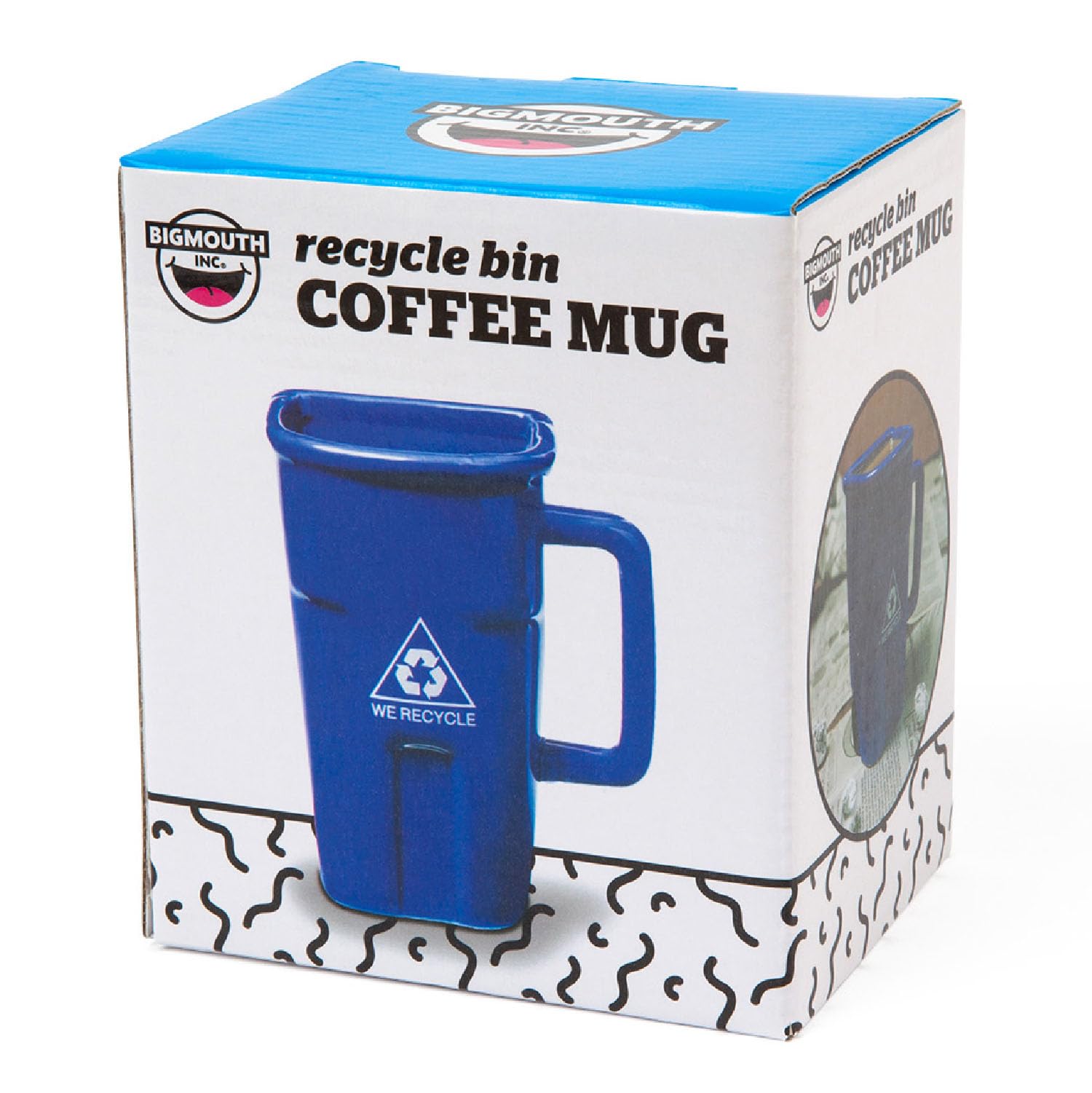 Taza BigMouth Inc capacidad 12 oz, café o té para la mañana.